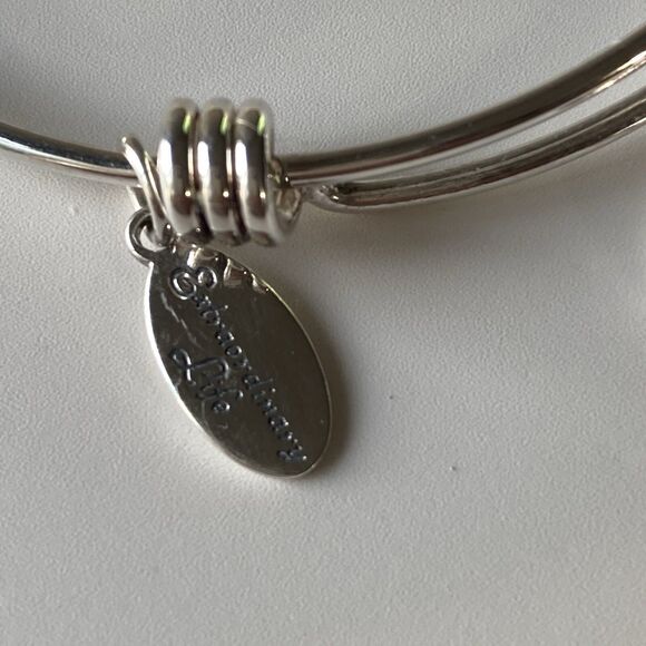 Vintage 925 Sterling Silver Charm Slider Bracelet I Love You To The Moon 13.44g - Picture 6 of 11